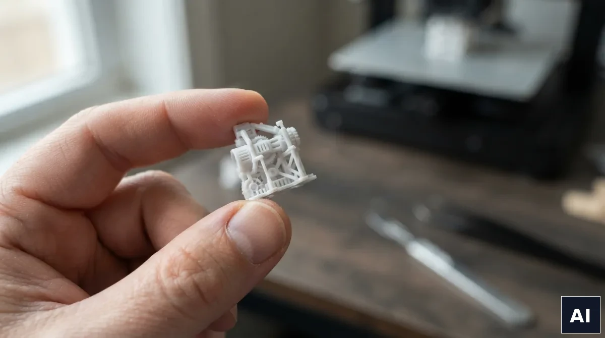 Bardzo precyzyjny wydruk 3D drobnego elementu modelarskiego